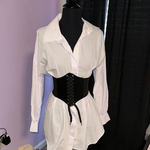 Pretty Little Thing Button Down Dress - with or without belt